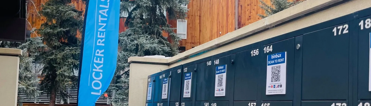 Binbox smart lockers Vail ski resort